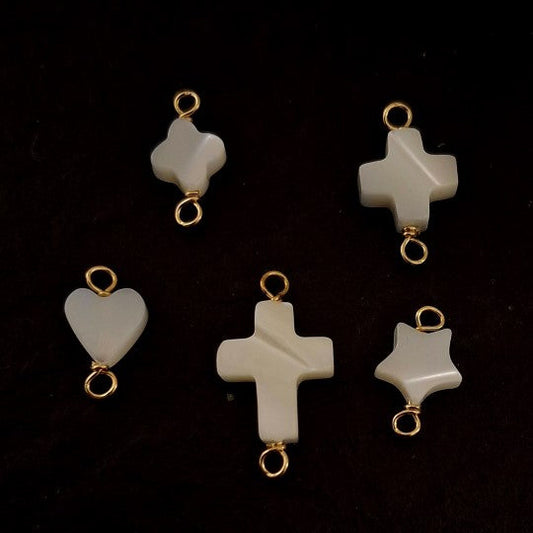 Natural Shell Texture Connectors