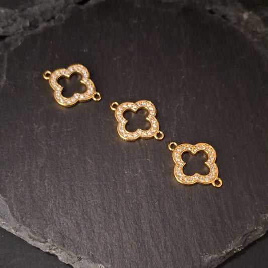 Clover Zircon Connector