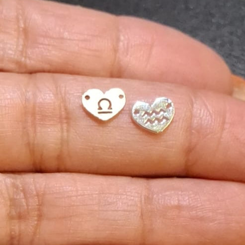Zodiac Heart Connectors