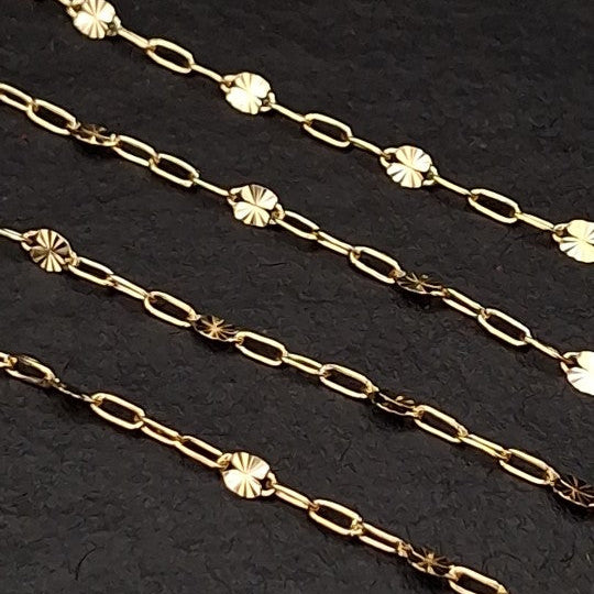 Paperclip Sunburst Chain