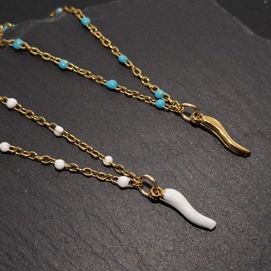 Cornicello Pendant - Coloured