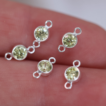 Gemstone Connector - Peridot