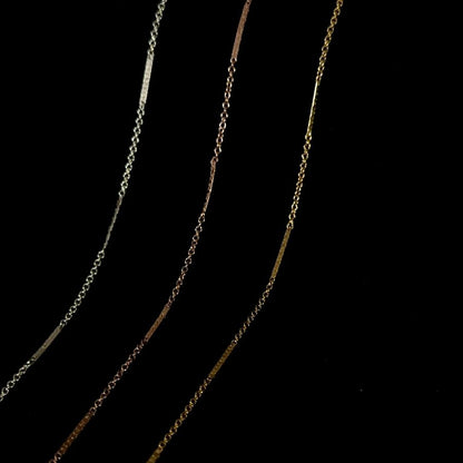 Dapped Long Bar Chain