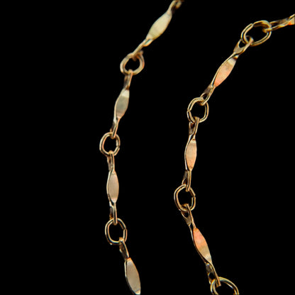 Dapped Short Bar Chain