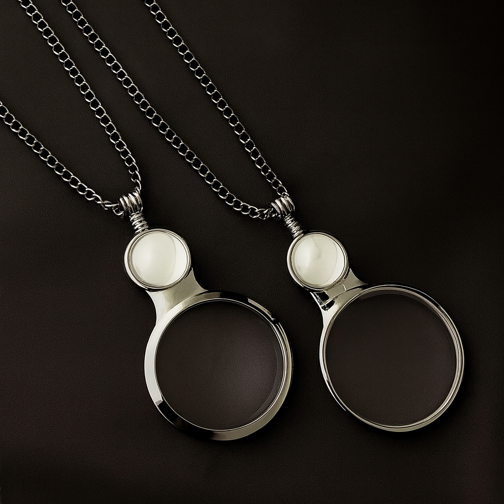 Necklace Magnifiying glass
