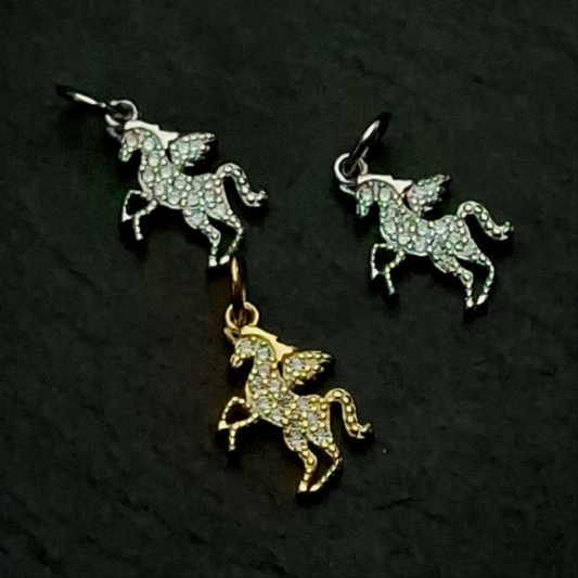 Unicorn Zircon Pendant