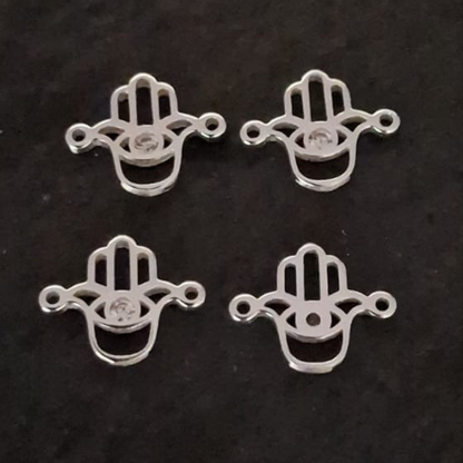Hamsa Zircon Connector