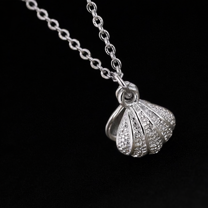 Pearl In Shell - Finished Necklace