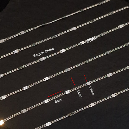 Sequin Spacer Chain