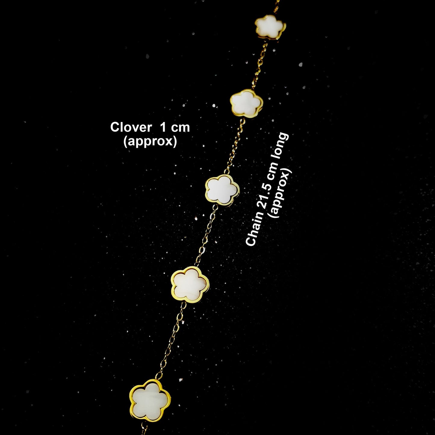 5 Leaf Clover Bracelet - Finished Piece