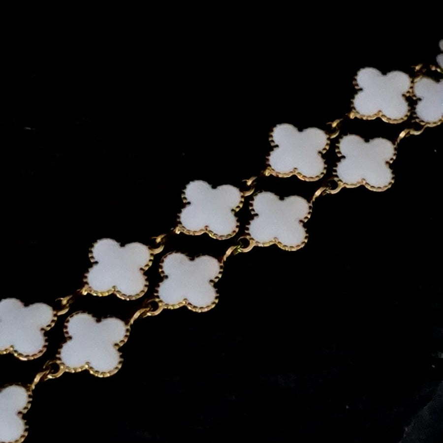 Enamel Clover Chain