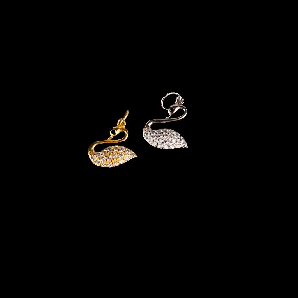 Swan Zircon Pendant