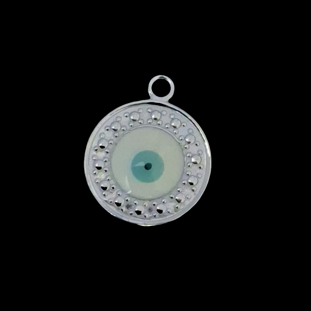 Evil Eye Round Pendant