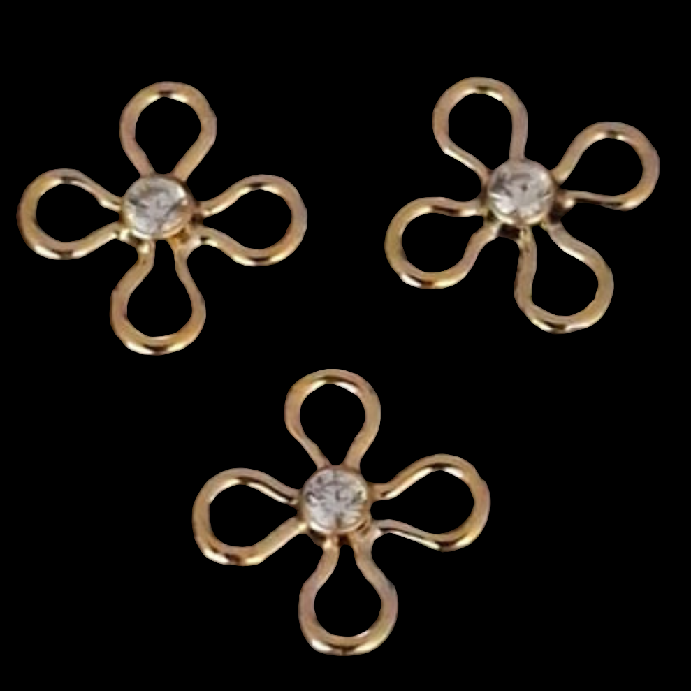 Flower Zircon Connector