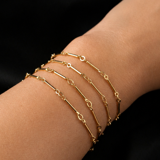 Classic Bar Chain - Stainless Steel
