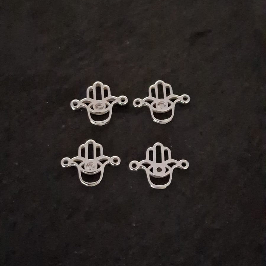 Hamsa Zircon Connector