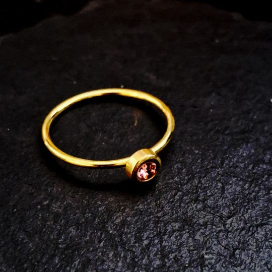 Solitaire Gemstone Ring