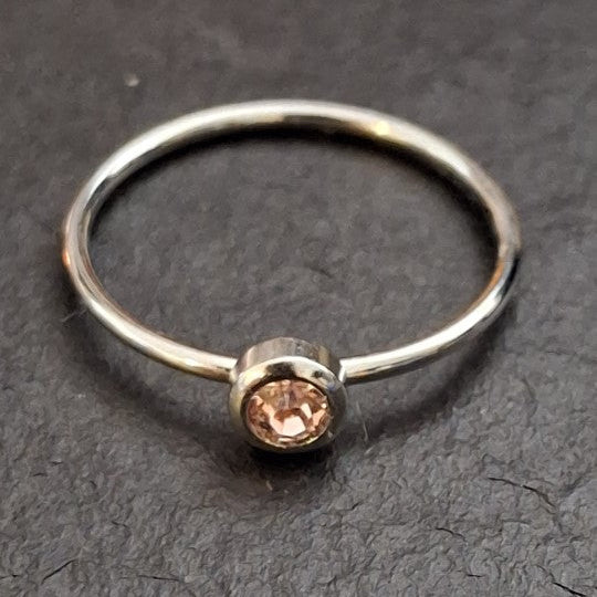 Solitaire Gemstone Ring