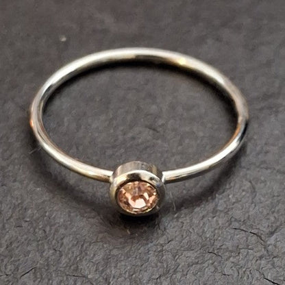 Solitaire Gemstone Ring