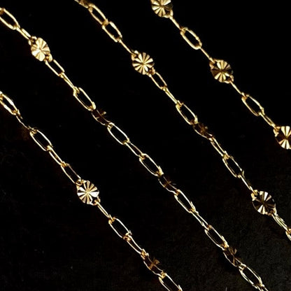 Paperclip Sunburst Chain