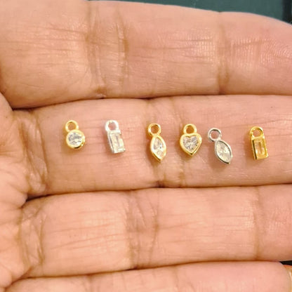 Zircon Dangling Drop Pendant