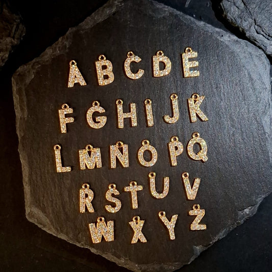 Zircon Initial Pendant