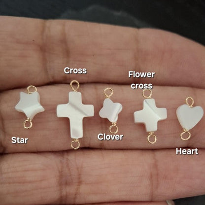 Natural Shell Texture Connectors