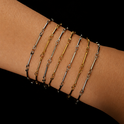 Classic Bar Chain - Stainless Steel