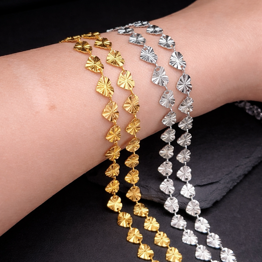 Sunburst Heart Chain