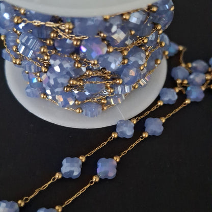 Crystal Clover Chain