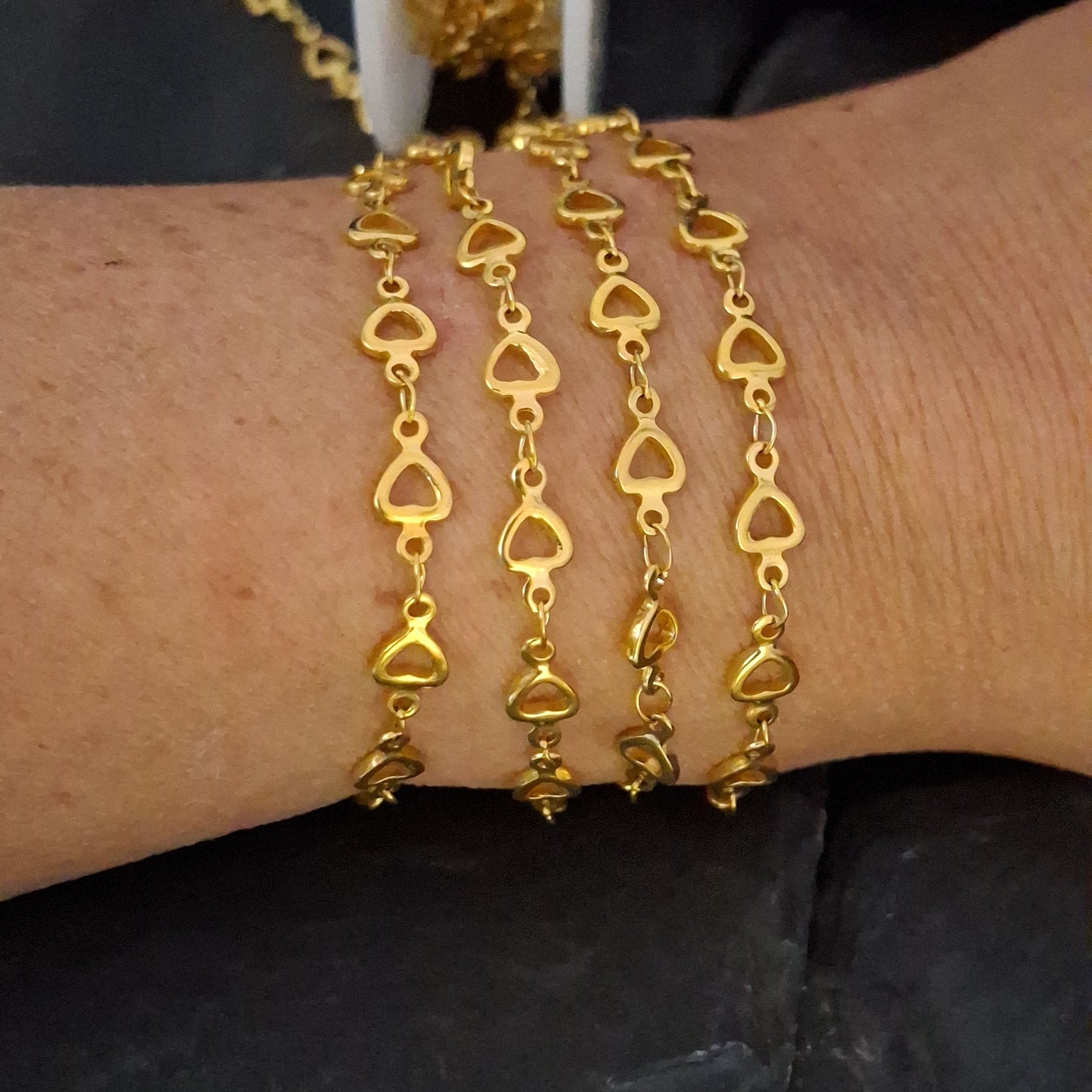 Thick Open Heart chain