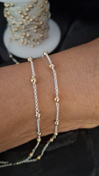 Mixed Metal Ball Chains