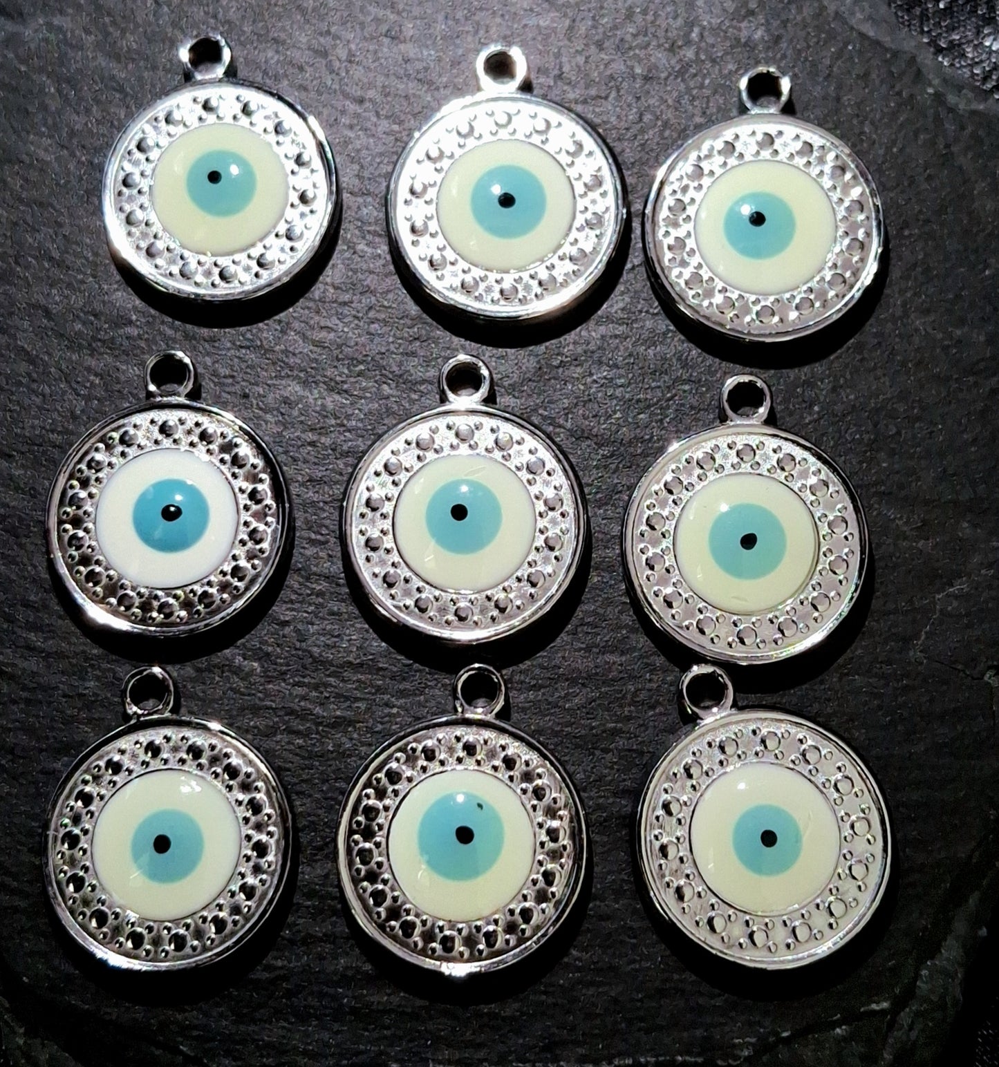 Evil Eye Round Pendant