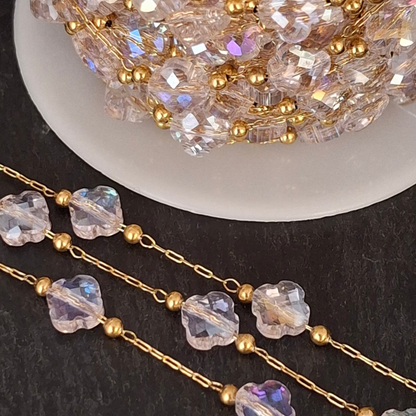 Crystal Clover Chain